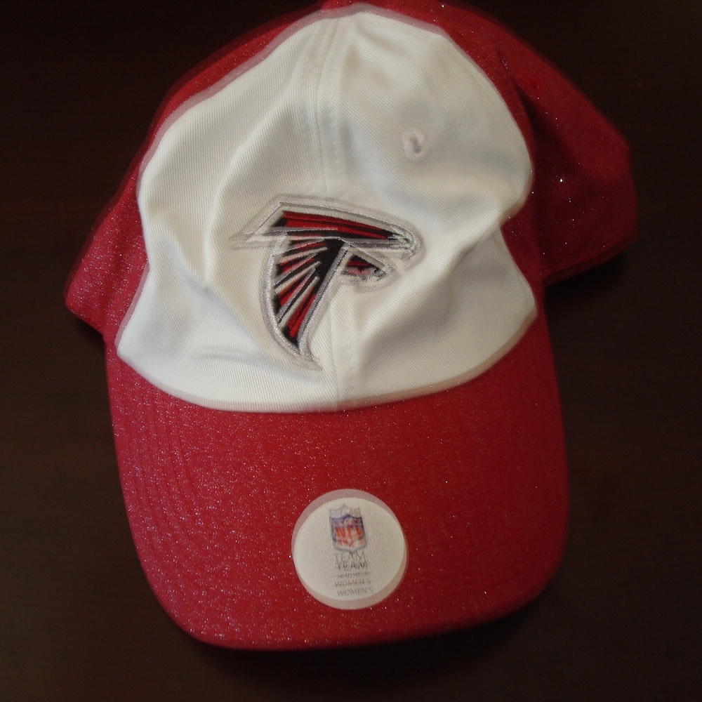 ATLANTA FALCONS GLITTER HAT CAP NEW